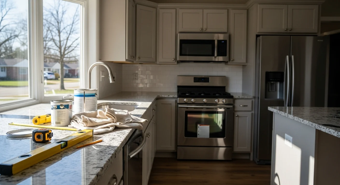 General contractor working on residential remodeling project in Ohio